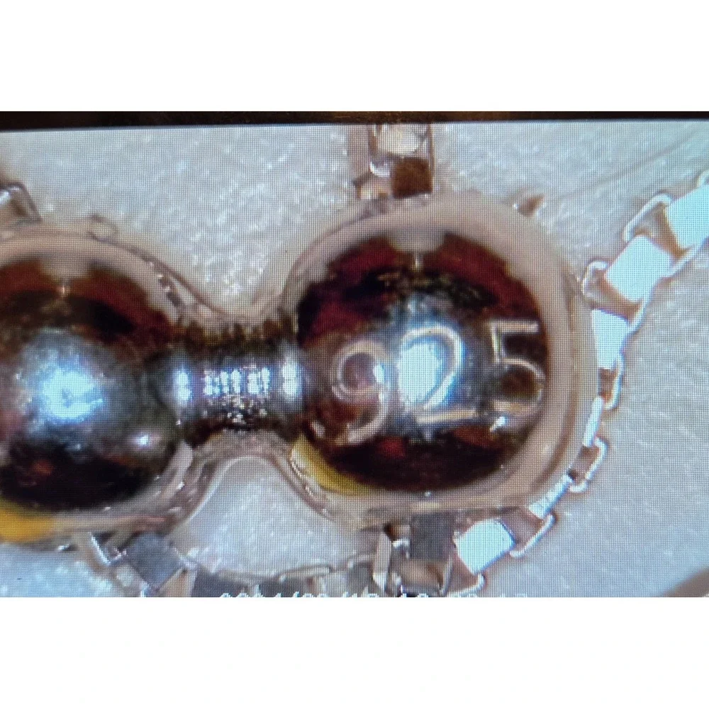 Sterling Silver Bolo Slide Adjustable‎ Ball Bracelet Box Chain 8.5